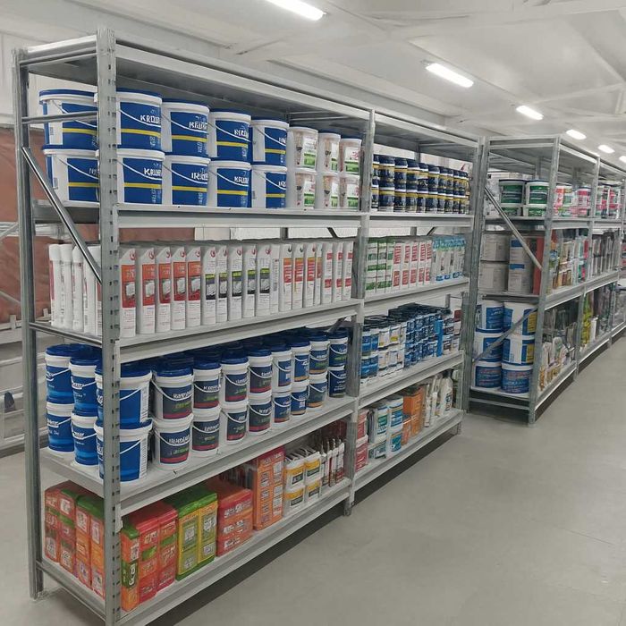 Стеллаж металлический сборный, полка стеллаж, полка металлическая asss