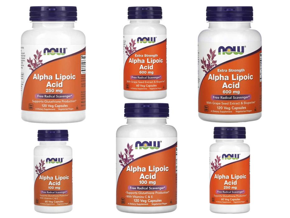 NOW Foods NOW Alpha Lipoic Acid альфа-липоевая кислота алфа alfa