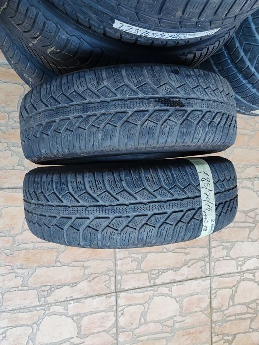 Vând cauciucuri 185/70/14 M+S 2 buc imp Germania