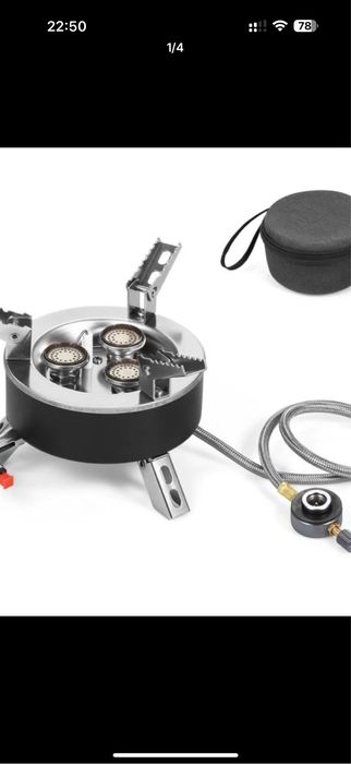 Газовая горелка для похода и рыбалки