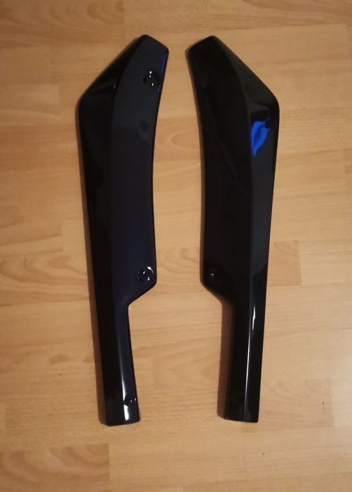 Extensii / coltare coltar lip bara spate BMW Seria 5 G30 negru lucios