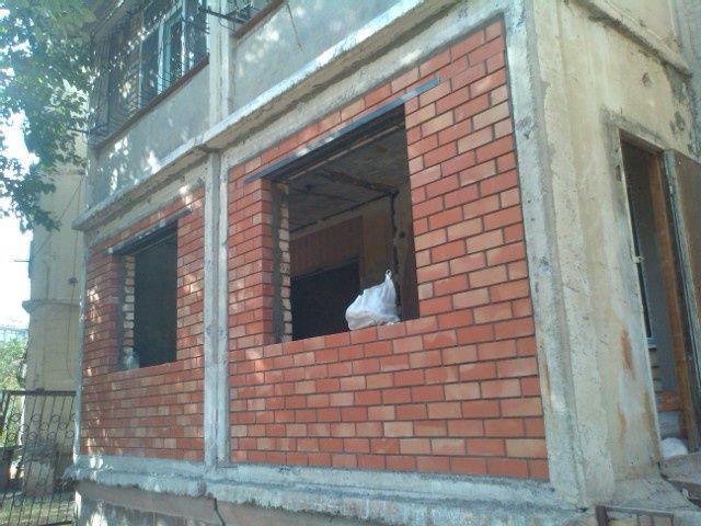 Кладка БАЛКОНА с армированием.Доставка стройматериалов.Оперативно.Саша