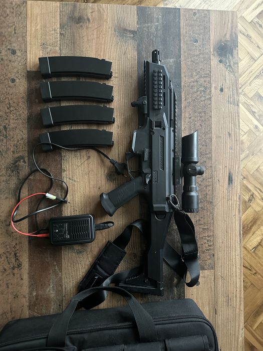 Airsoft пушка и екипировка