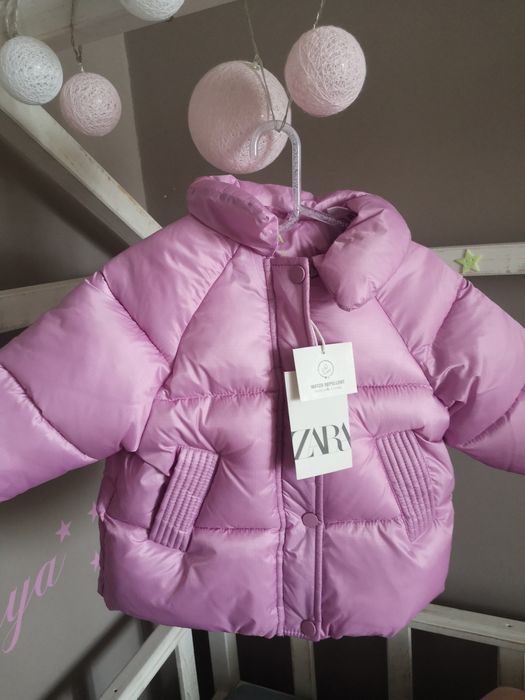Розово детско яке Зара размер 2 години
