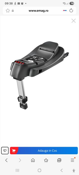 Vând Baza Isofix Recaro Smartclick 

Baza Isofix Recaro Smartclick nef