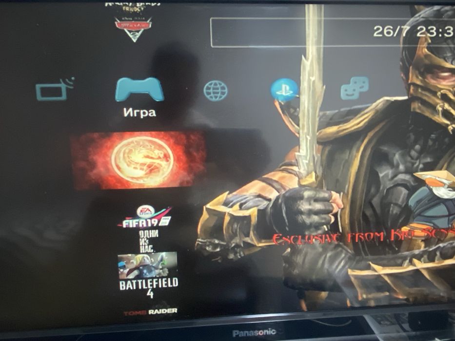 PlayStation 3 и телевизор Panasonic