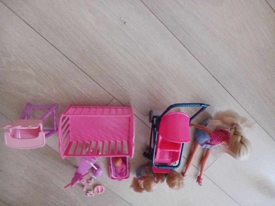 Комплект кукла Стефи с 3 бебета и аксесоари