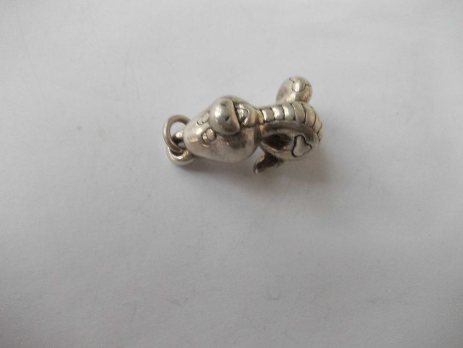 Medalion vechi din argint sarpe