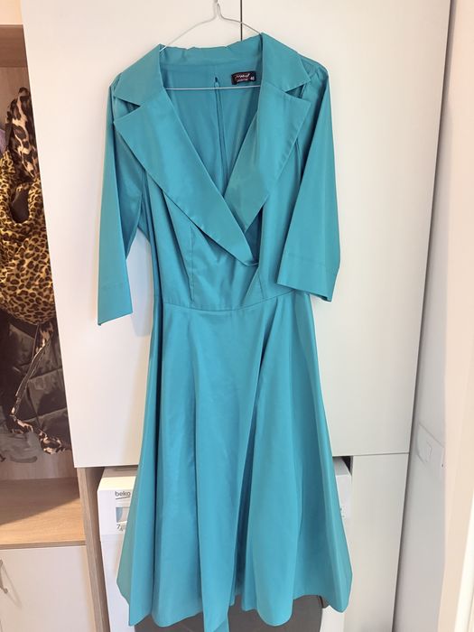 Rochie elegantă turcoaz – mărimea 46-44