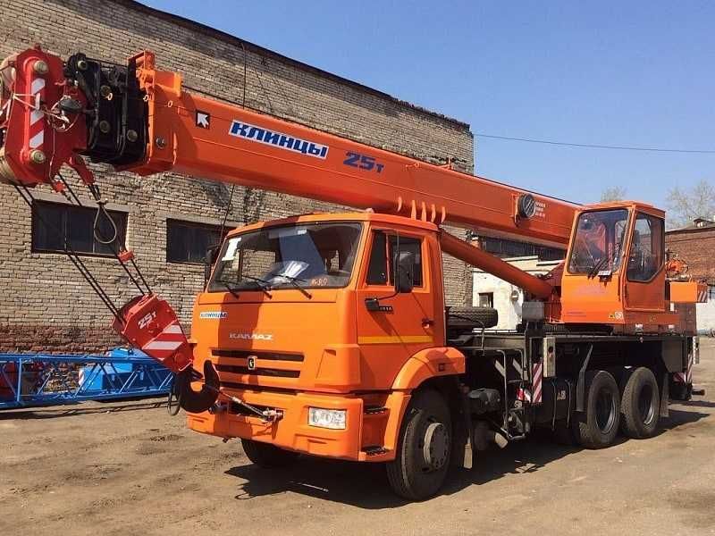 Аренда автокрана 25 тонн Клинцы, Шымкент, заказ аренда крана, Автокран