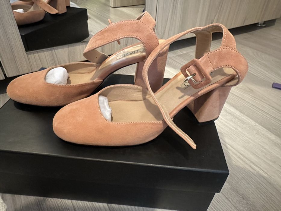 Pantofi din piele intoarsa IL Passo