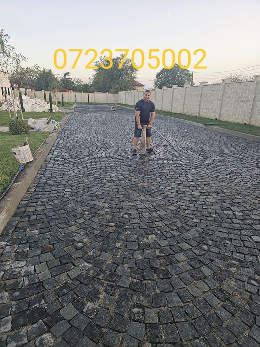 Piatră cubică ANDEZIT ( Livrare și montaj oriunde în Țară