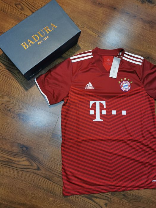 Tricou fotbal Bayern München Adidas bărbați L – roșu, meci, suporteri