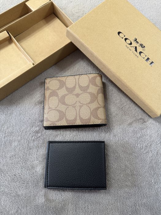 Set Portofel Coach + Portcard nou new