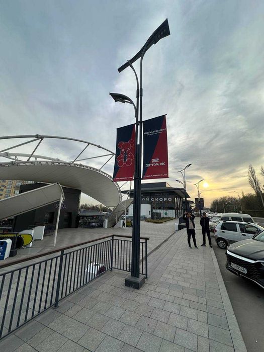 Флаги с брендом для улицы