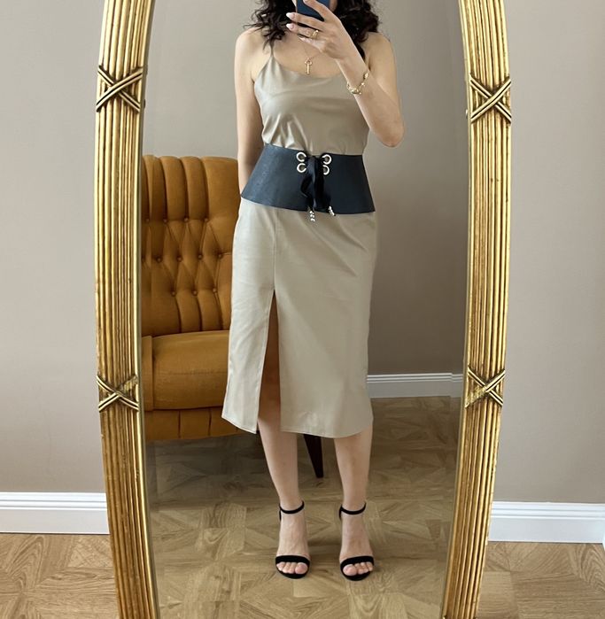 Сарафан из экокожи р.М