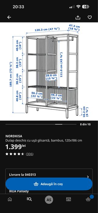 Dulap deschis IKEA