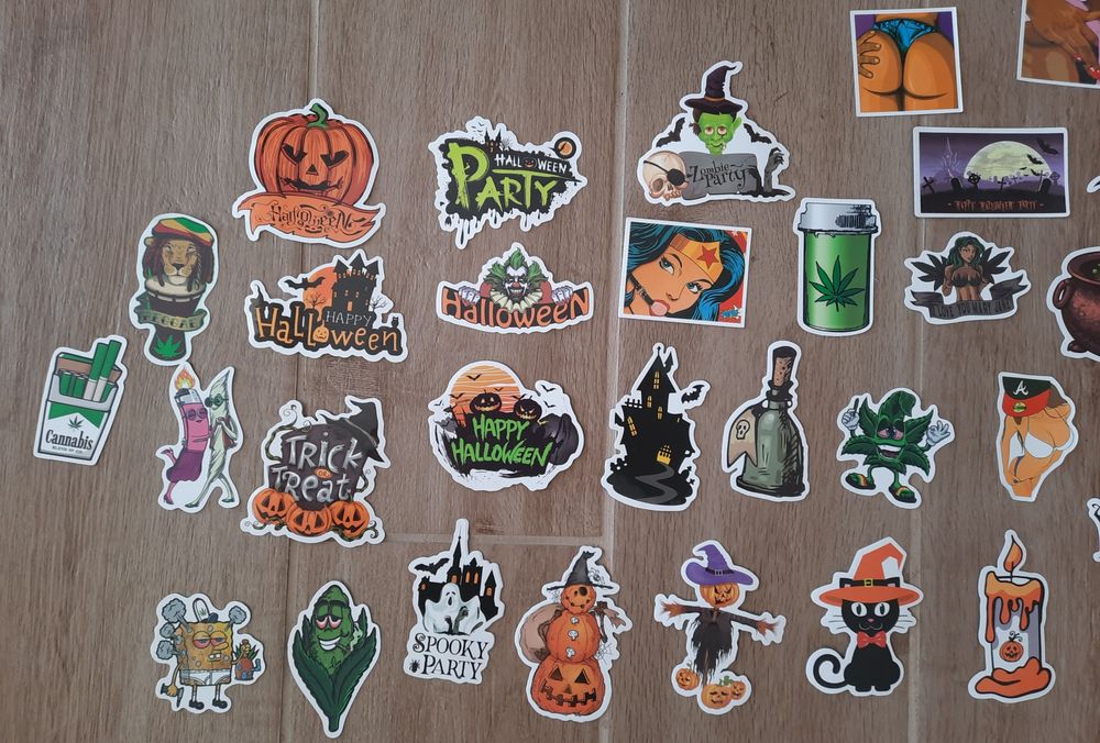 Водоустойчиви стикери- 45 бр.