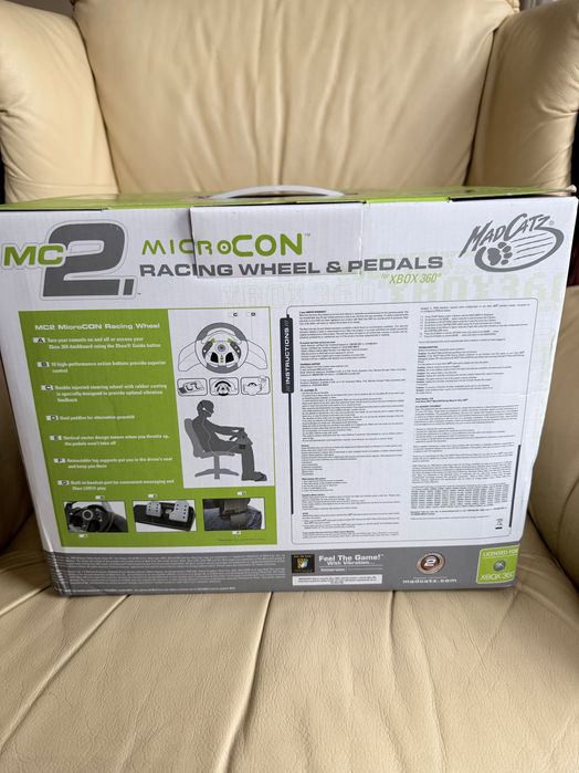 MicroCon Racing Wheel and Pedals за Xbox 360 с кутия