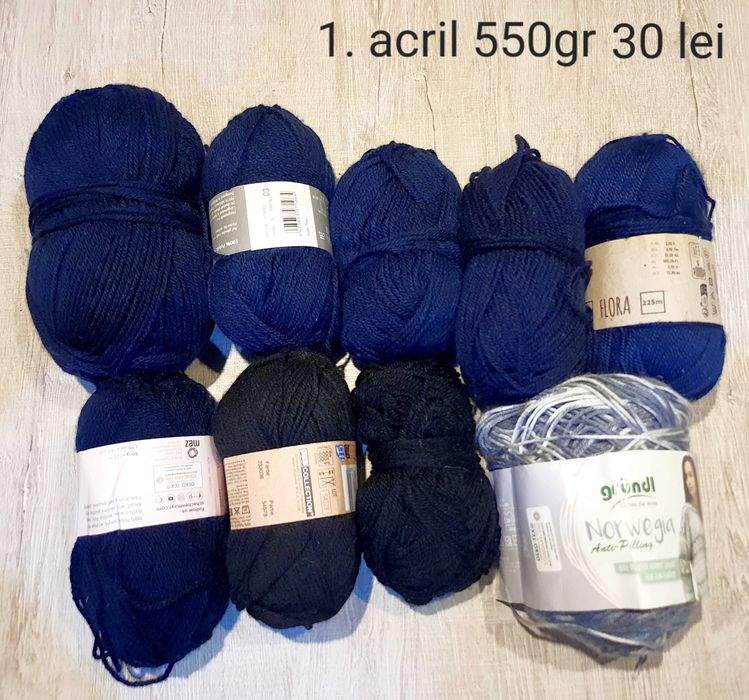 Fire pentru tricotat și croșetat – Acril, lână, bumbac, mix | Loturi și gheme | Prețuri avantajoase