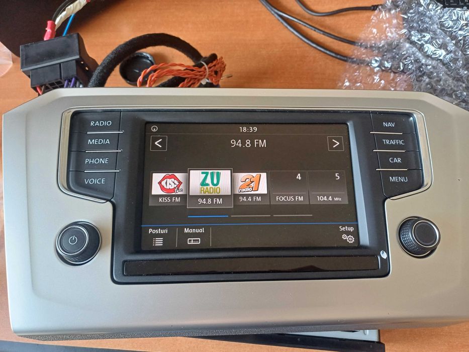 Navigatie Mib2 std2 Mib ZR VW Unitate torpedou si display ecran Golf 8