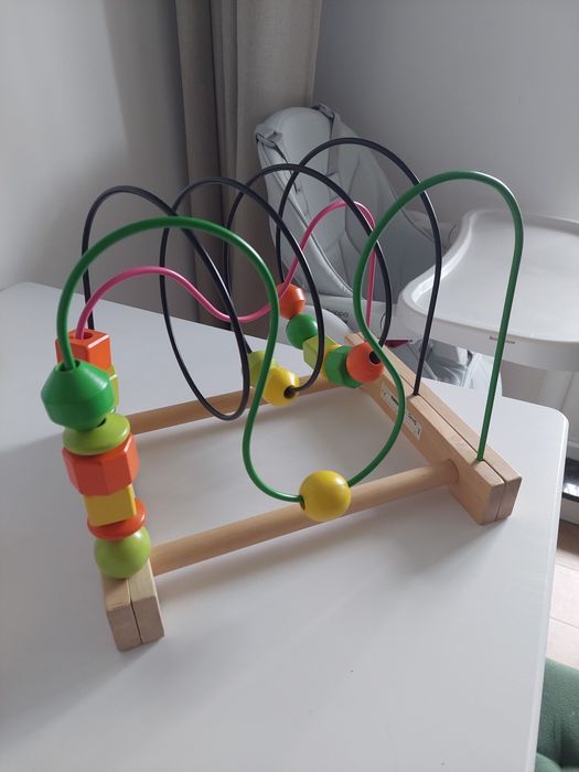 Labirint cu bile din lemn IKEA