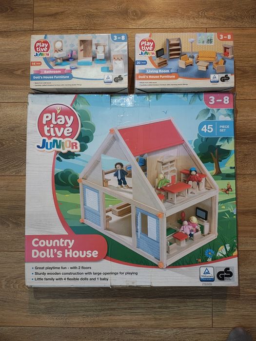 My country Doll House with furniture
