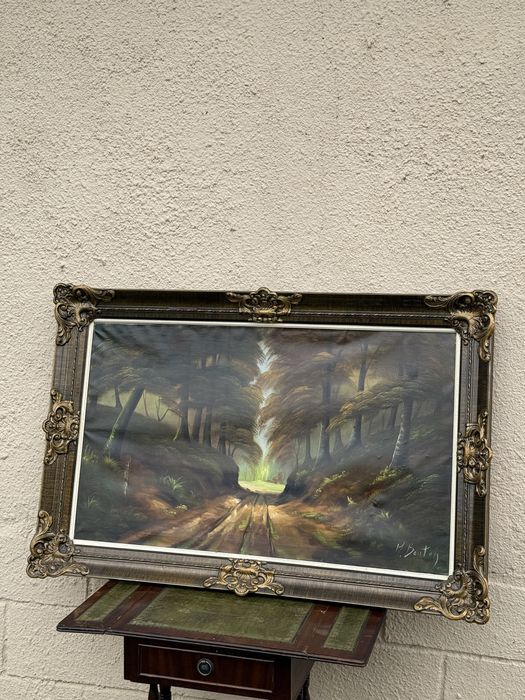 Маслена картина на платно – “Горска пътека”