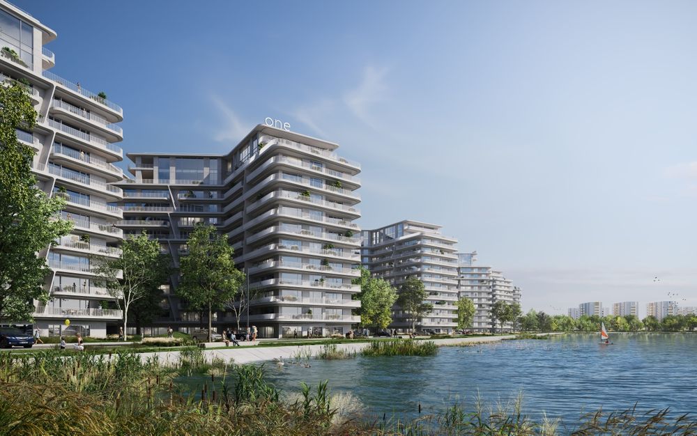 Apartament 2 Camere Premium | Vedere Frontală Lac | Terasa 14.8 mp | Faza 1 | One Lake District