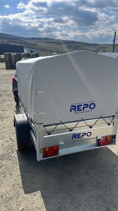 Remorcă REPO cu Prelată – MonoAx, Carte RAR, Nr. provizoriu
