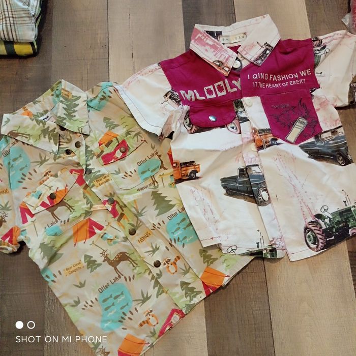 Детские рубашки на 3-4 года