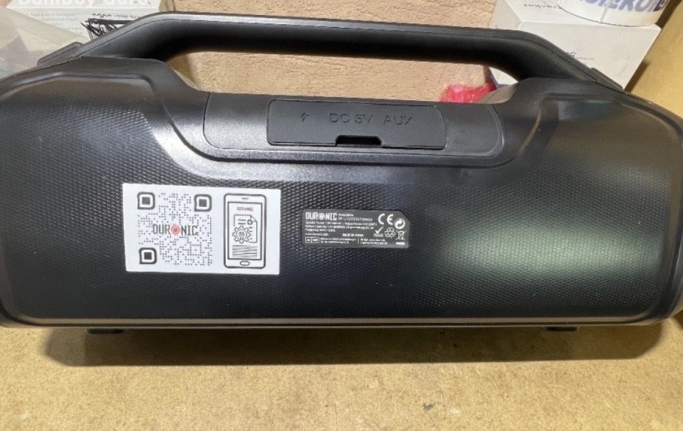 Duronic Boombox BX48, Bluetooth тонколона, IPX5 RGB