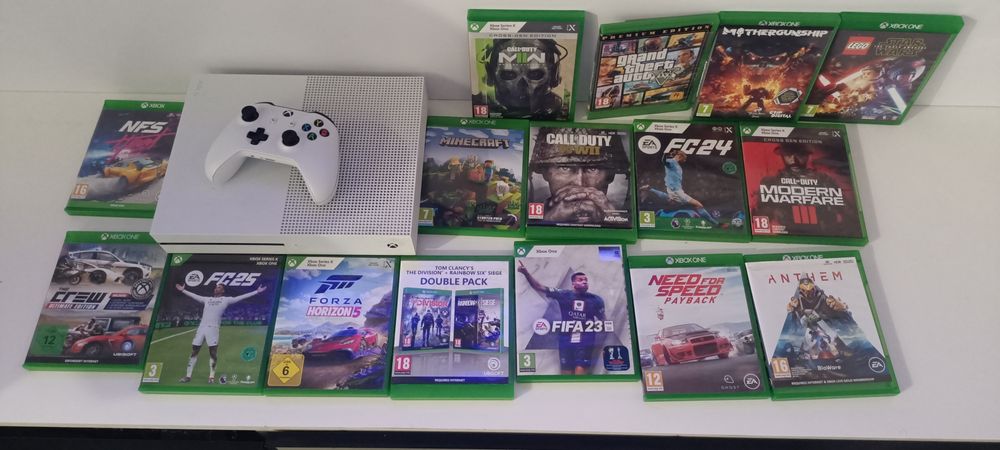 Xbox one s cu jocuri incluse jocurile se pot cumpăra și la bucată