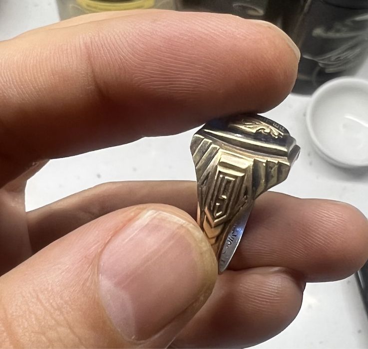 Кольца кубки . Золото и металл . 1934г