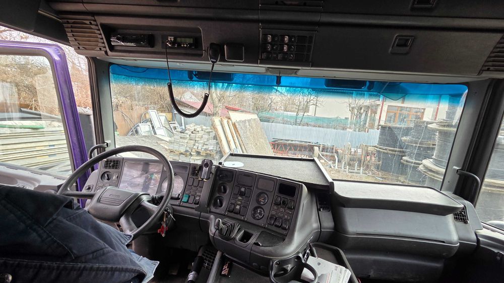 scania R124 cu macara Palfinger PK 35000 D