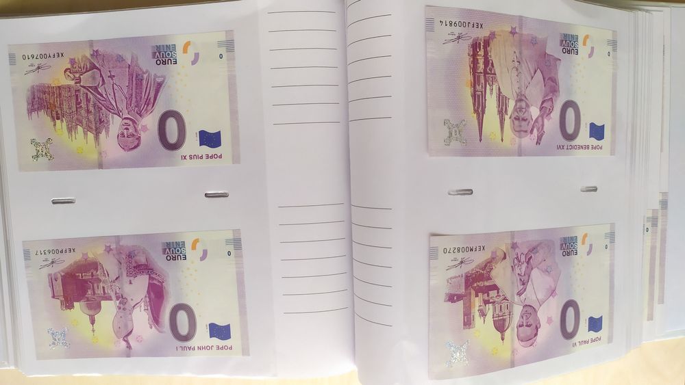 Колекция сувенирни банкноти 0€