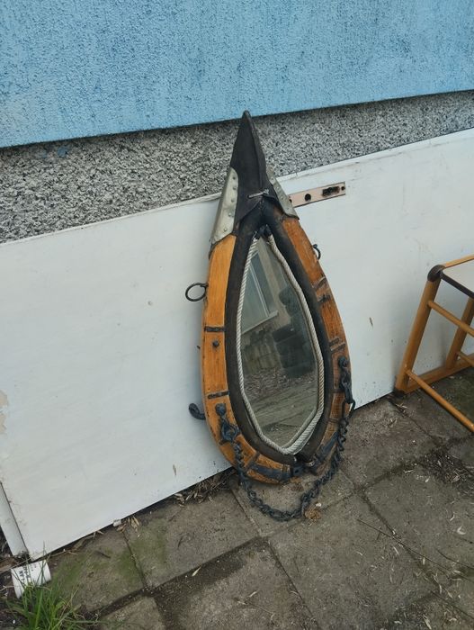 Ретро огледало от конски хамут