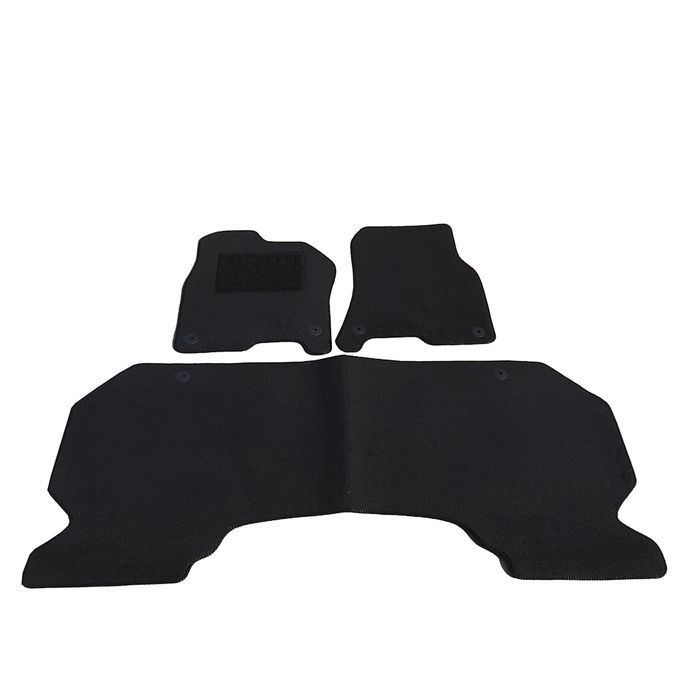 Set covorase auto din mocheta Dodge Ram 1500 2021-, Negru, 3buc