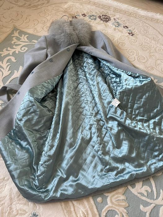 Palton cu blaniță naturală