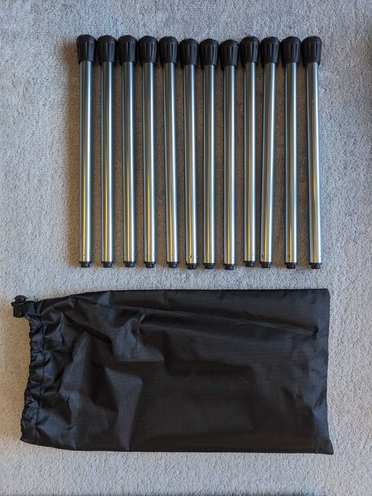 Преносимо леко сгъваемо легло за палатки, риболов, автокъмпинг