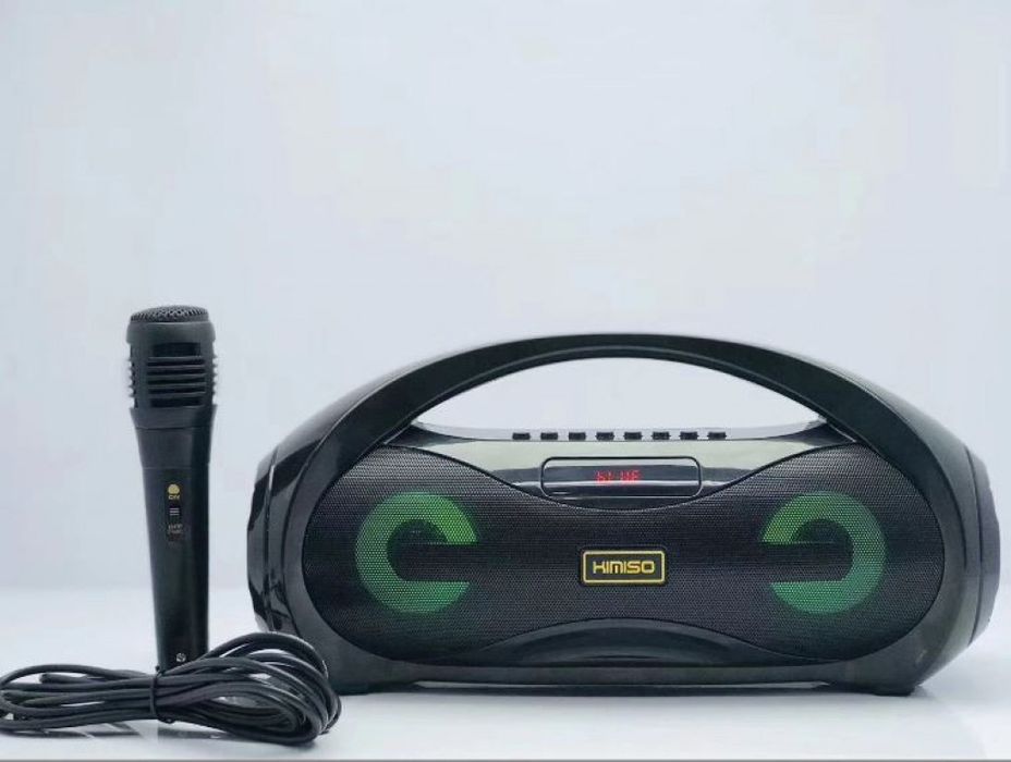 Двойна Bluetooth колонка със светлинни ефекти