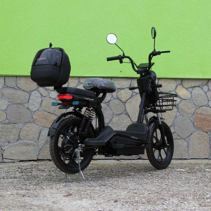 Електрически двуместен скутер – велосипед MaxMotors със 18″ гуми, 750W