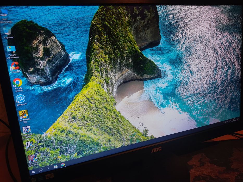 Монитор AOC LED экран дисплей