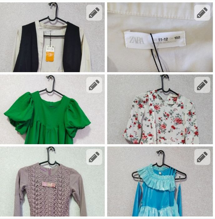 Детские подростковые платье