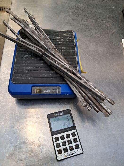 Калаи на пръчки общо 3.450гр