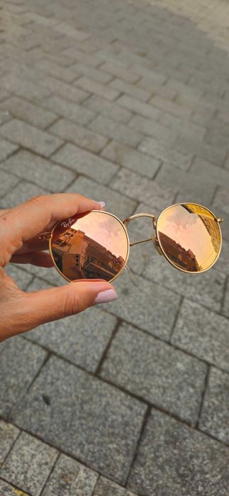 Rayban слънчеви очила 3447 Round metal