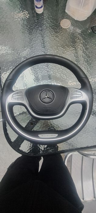Оригинален волан за Mercedes S class W222 , Тапициран