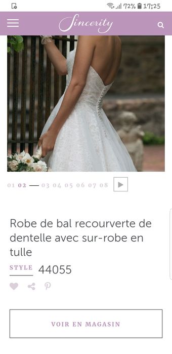 Булчинска рокля .