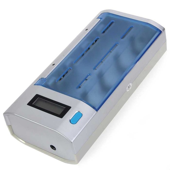 Цифрово интелигентно LCD зарядно устройство за батерии,