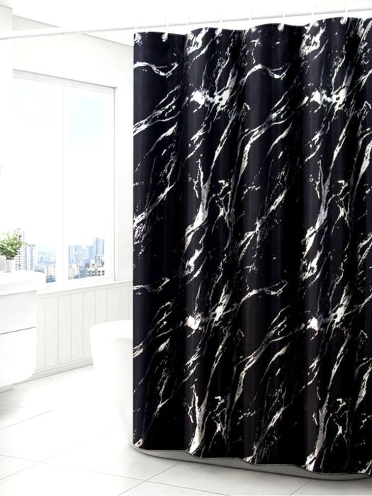 Мраморная водонепроницаемая занавеска для душа и ванной комнаты